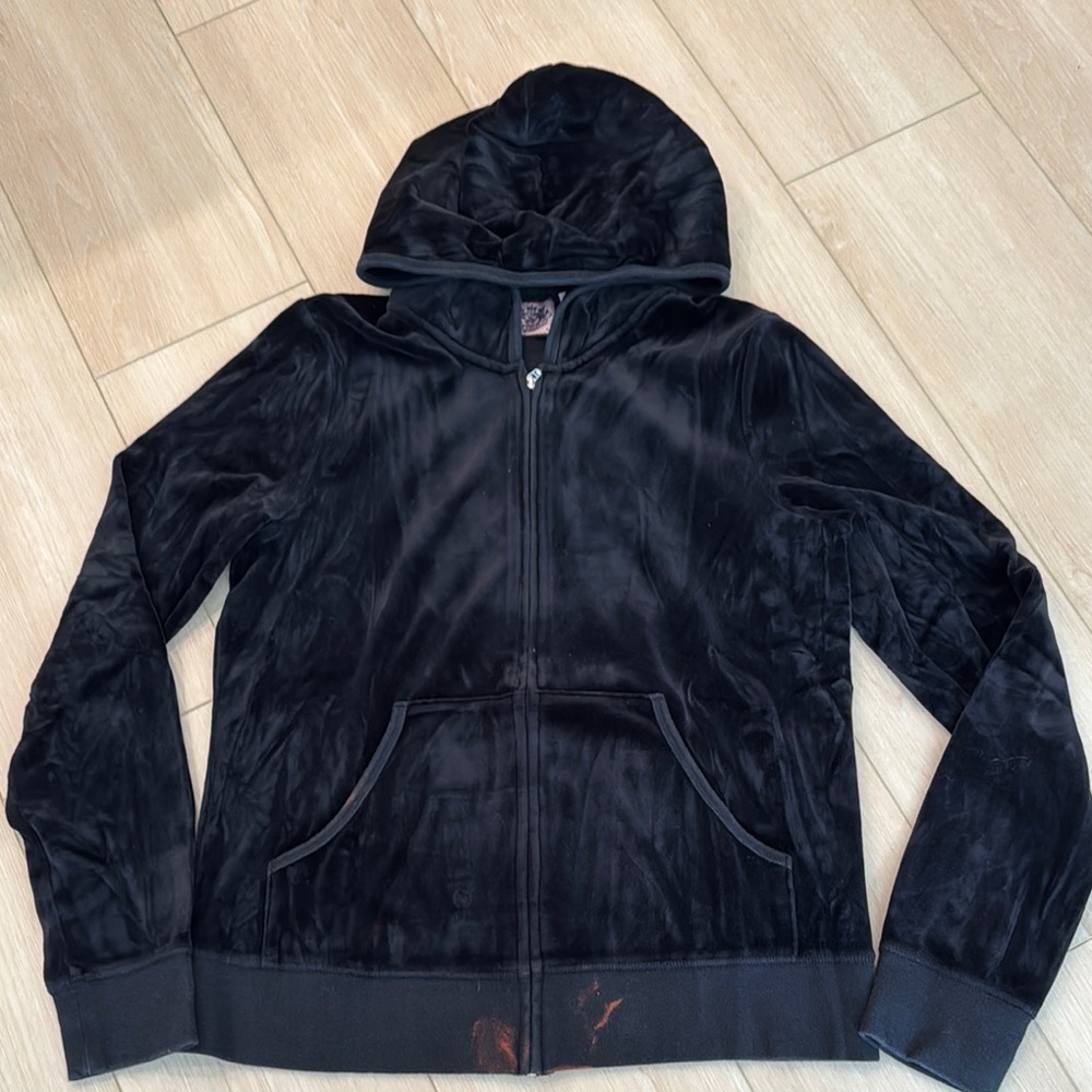 Juicy Couture Black Velvet Men's Jacket